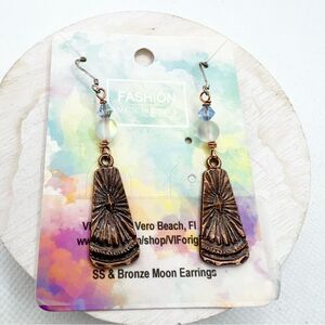 VIF Originals Sterling Silver & Bronze Earrings